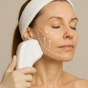 Woman having HI-FU to reduce wrinkles call LA LIPO Cheshunt Now!