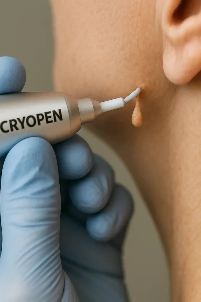 Cryopen for skin tags removal Cheshunt speak to our team today!