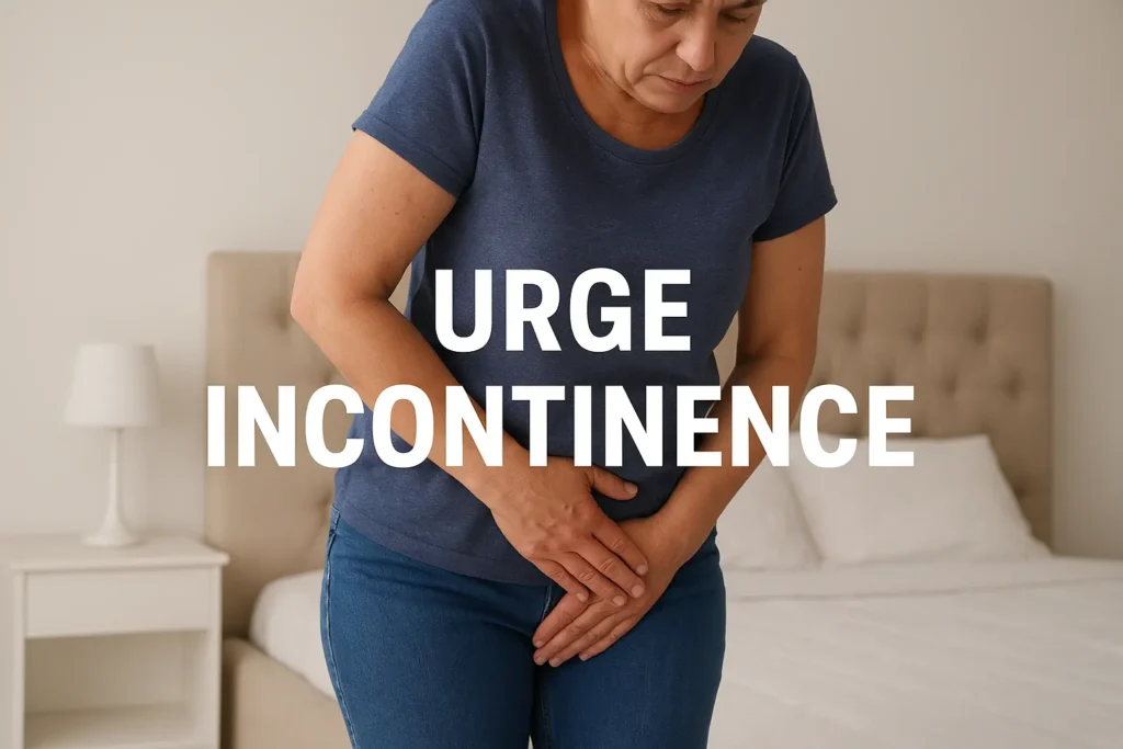 how to manage urge incontinence Cheshunt symptoms