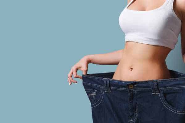 woman after fat reduction treatment Cheshunt