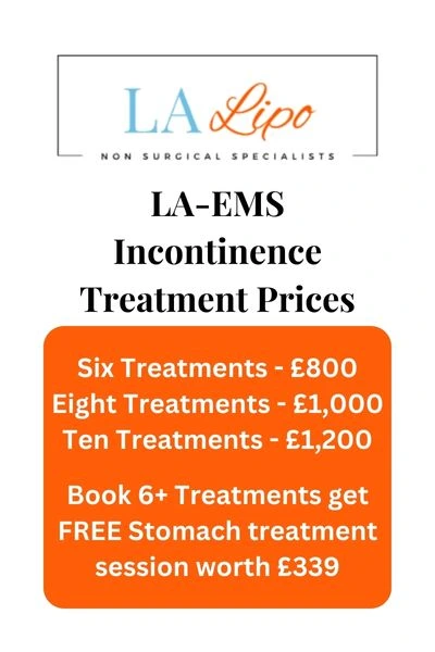 LA-EMS Incontinence Treatment Prices Cheshunt